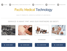Tablet Screenshot of pacificmedicaltechnology.com